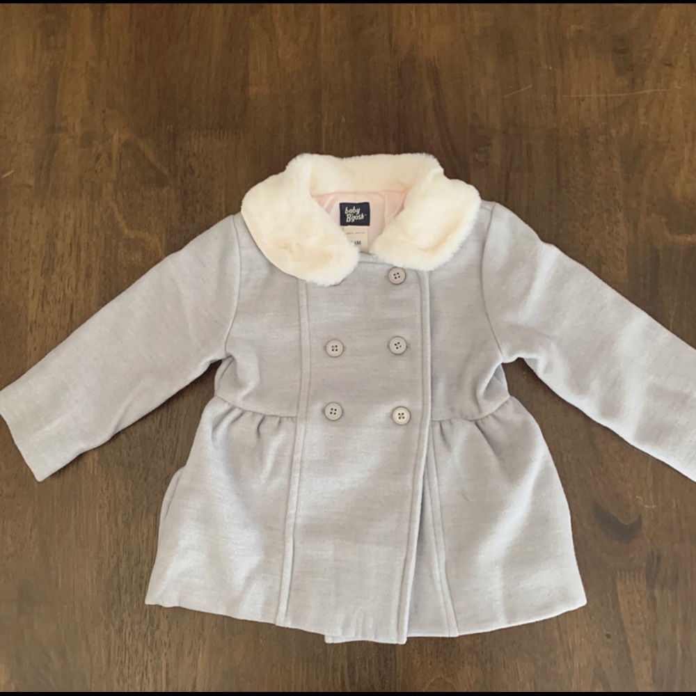 Toddler Gray Peacoat